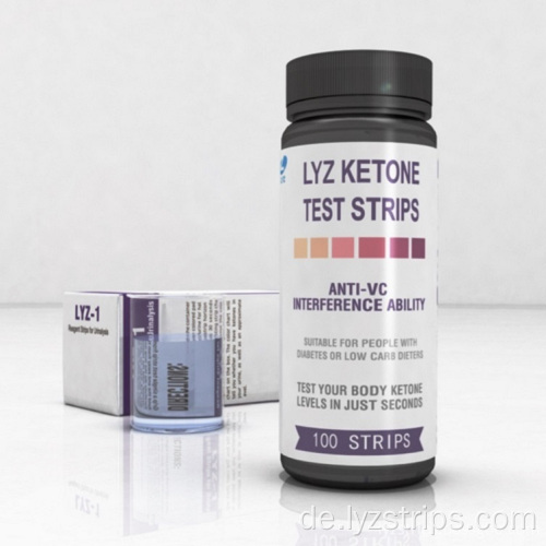 Ketose-Level-Ketose-Urinreagenz-Teststreifen